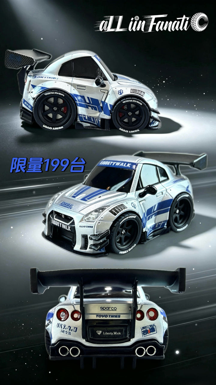 [Preorder] All iin Fanatic 1:64 Q Version LB Widebody GTR35 Type 2 (2 Colours)