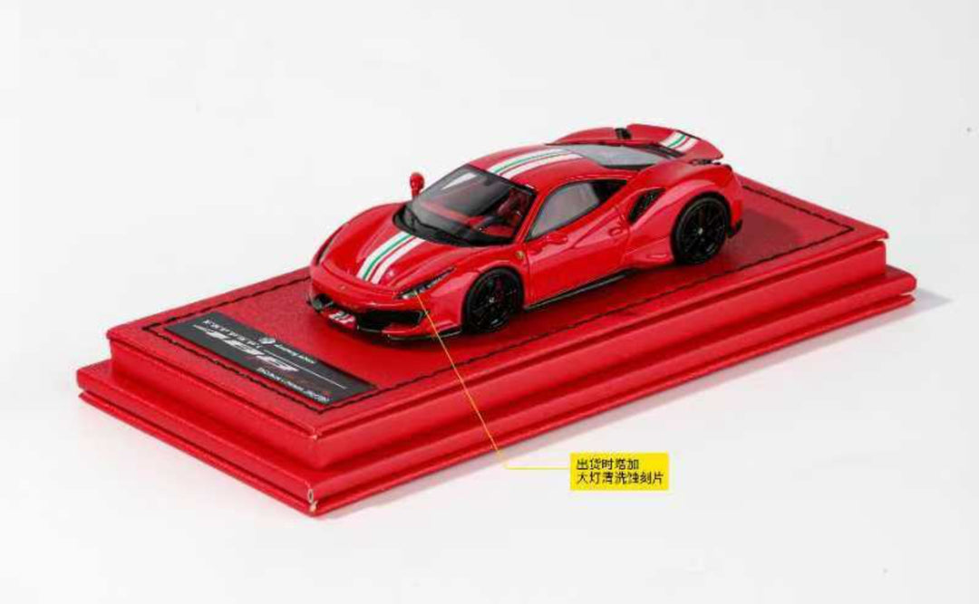 [Preorder] Rotating Wheel 1:64 Ferrari 488 Pista (4 Colours)