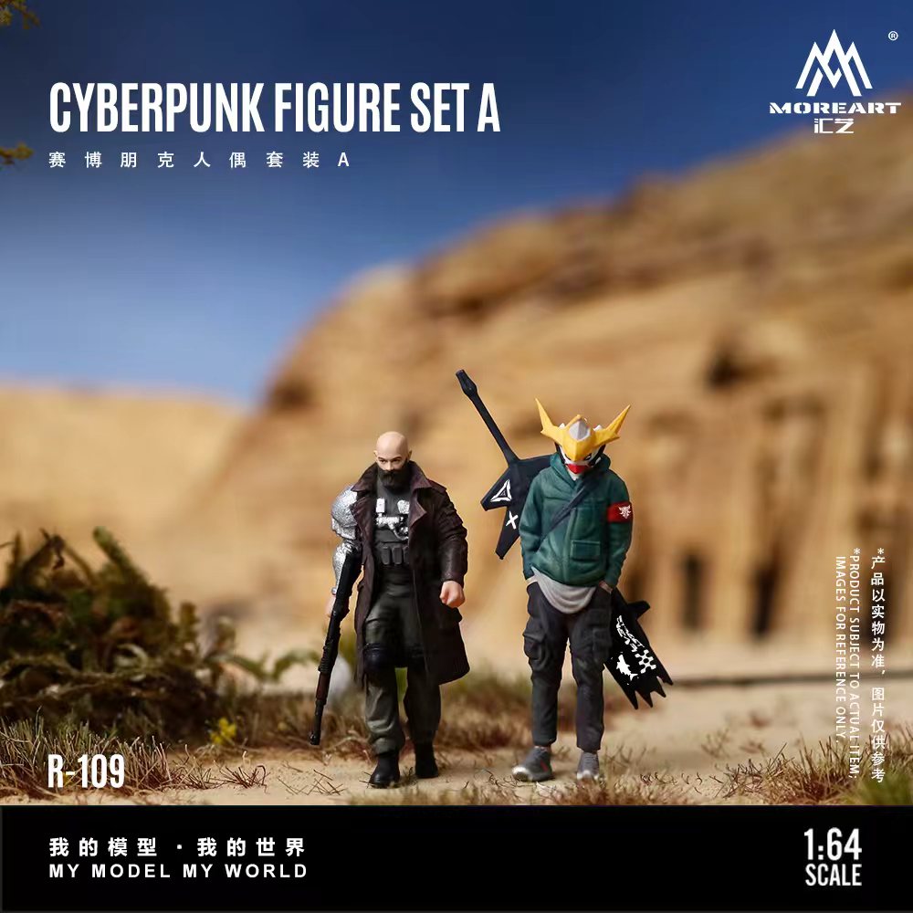 [Preorder] MoreArt 1:64 CYBERPUNK FIGURE SETA MO223109