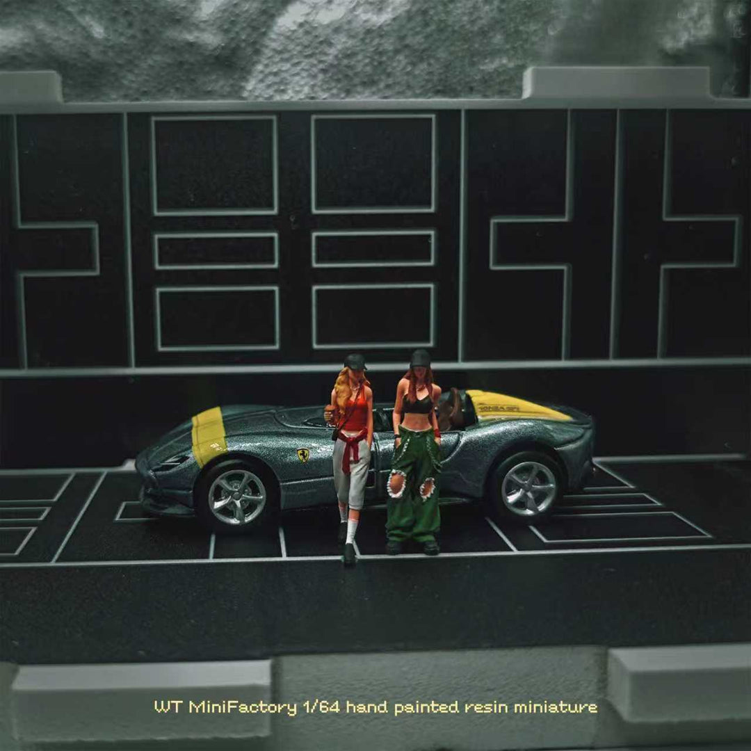 [Preorder] WT Minifactory 1:64 Tall Girl In Baseball Cap Duo WT2025081914 (2 Versions)