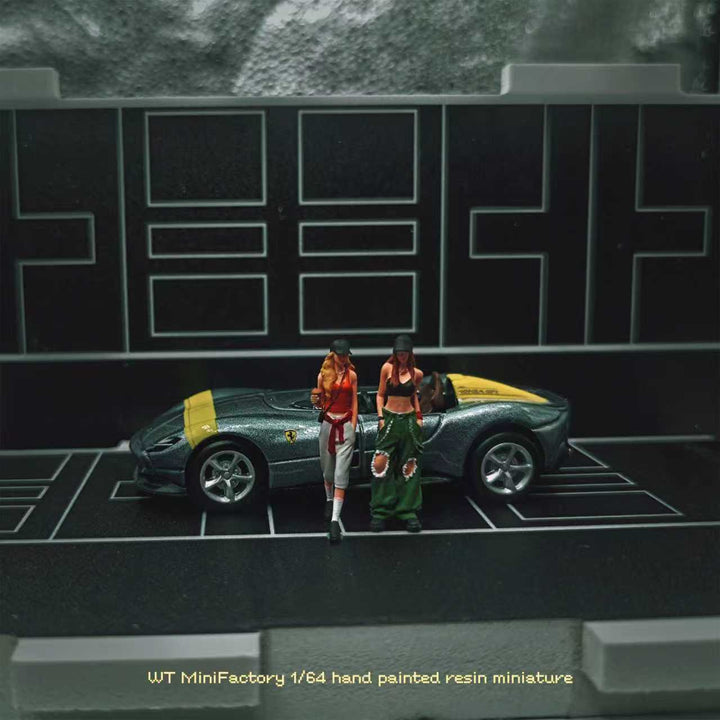 [Preorder] WT Minifactory 1:64 Tall Girl In Baseball Cap Duo WT2025081914 (2 Versions)