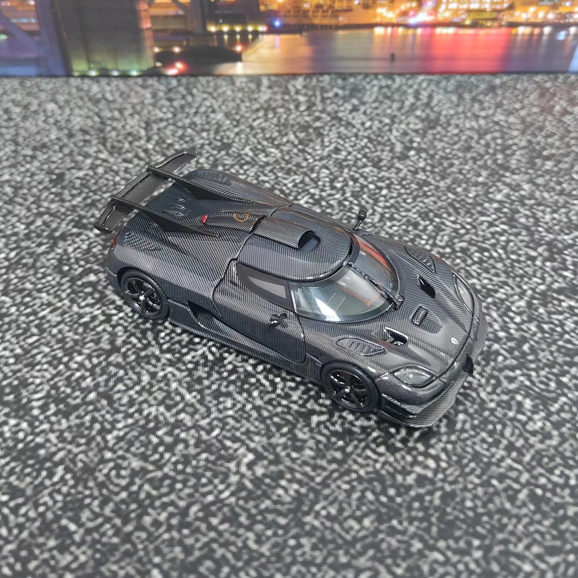 Preorder] MJ Model 1:64 Koenigsegg ONE:1 - Black – Horizon Diecast