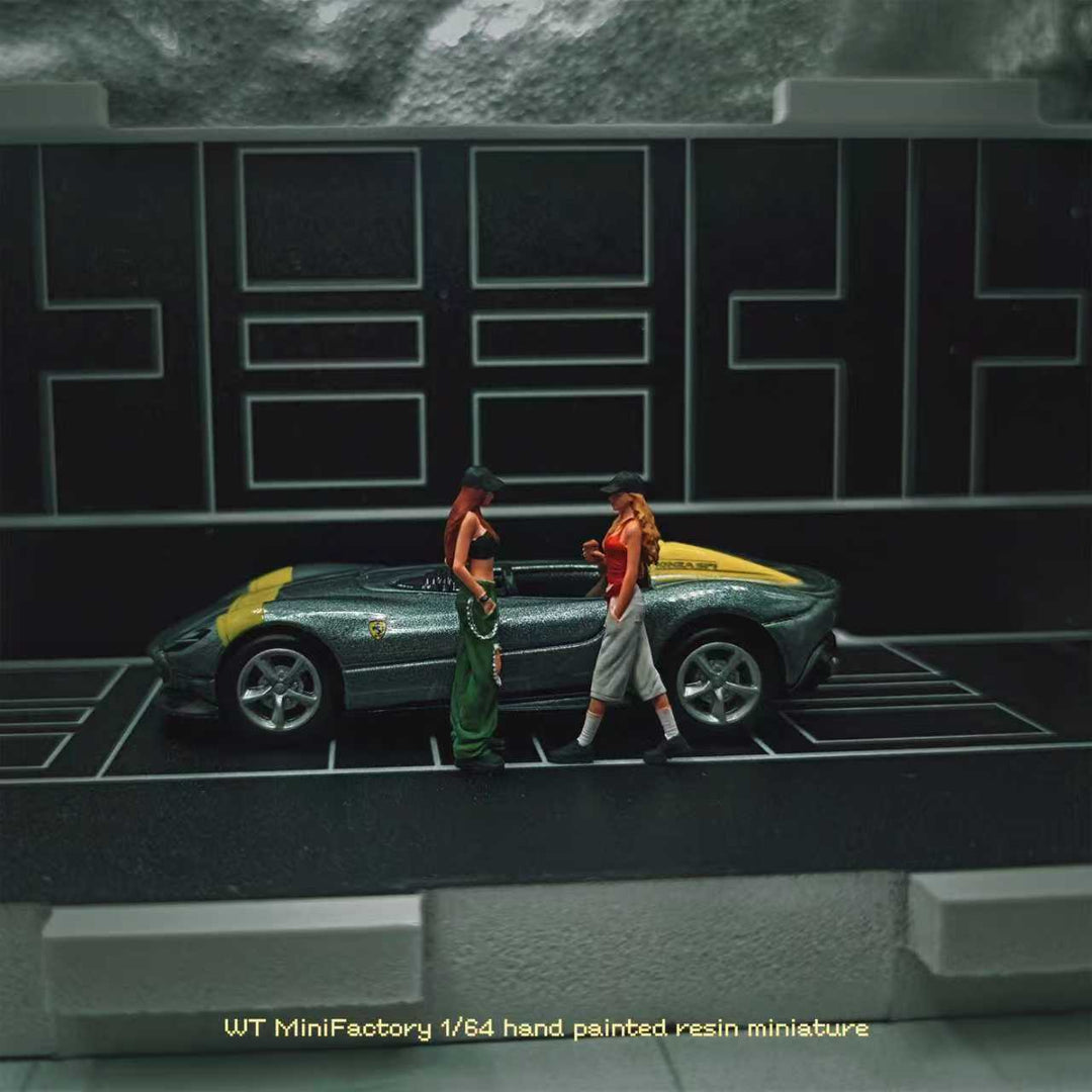[Preorder] WT Minifactory 1:64 Tall Girl In Baseball Cap Duo WT2025081914 (2 Versions)