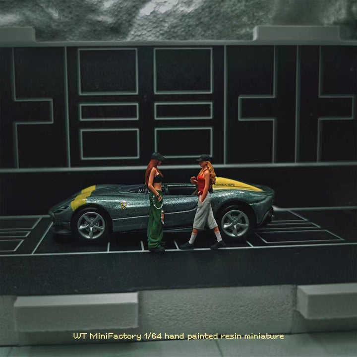 [Preorder] WT Minifactory 1:64 Tall Girl In Baseball Cap Duo WT2025081914 (2 Versions)