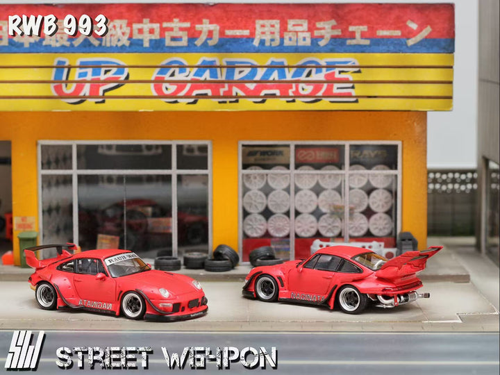 [Preorder] Street Weapon 1:64 Porsche RWB 993 Naginata Livery (2 Versions)
