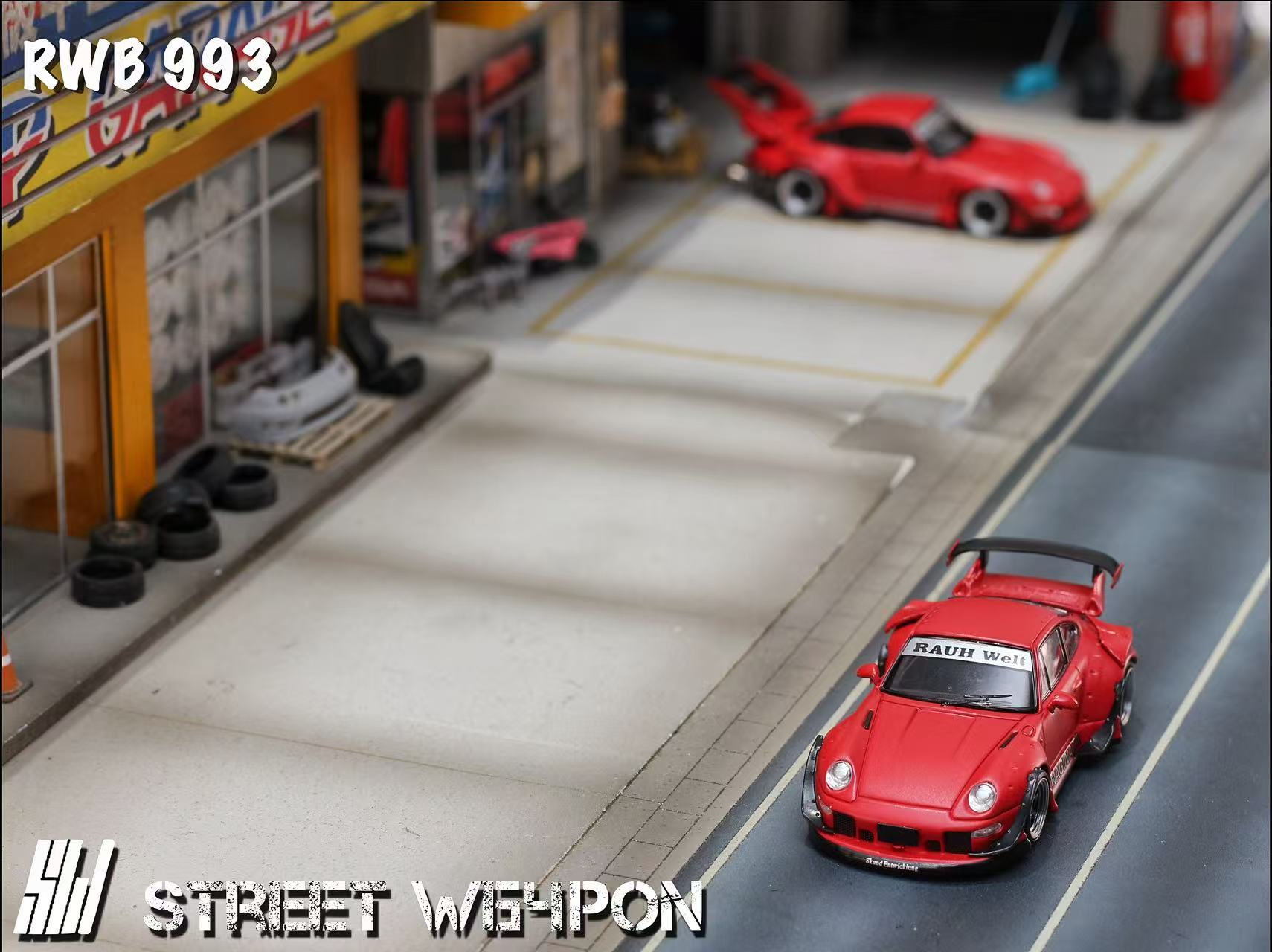 Preorder] Street Weapon 1:64 Porsche RWB 993 Naginata Livery (2