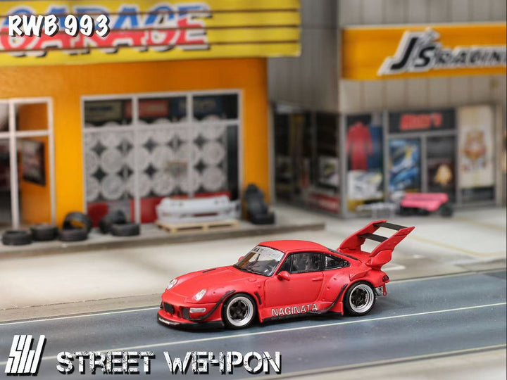[Preorder] Street Weapon 1:64 Porsche RWB 993 Naginata Livery (2 Versions)