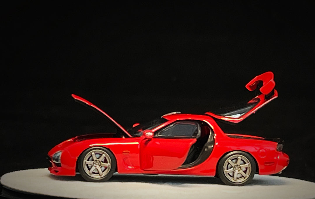 [Preorder] PGM 1:64 Mazda RX7 Red Color (2 Versions)
