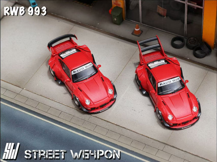 [Preorder] Street Weapon 1:64 Porsche RWB 993 Naginata Livery (2 Versions)
