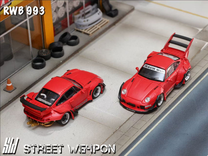 [Preorder] Street Weapon 1:64 Porsche RWB 993 Naginata Livery (2 Versions)