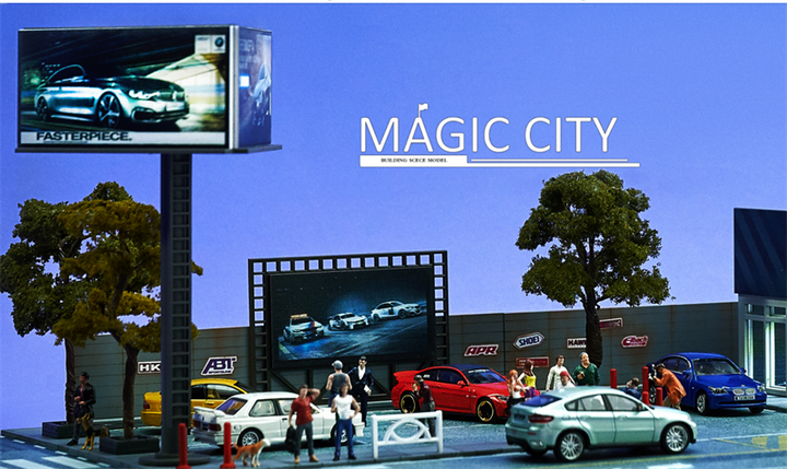 Magic City 1:64 Diorama BMW Showroom