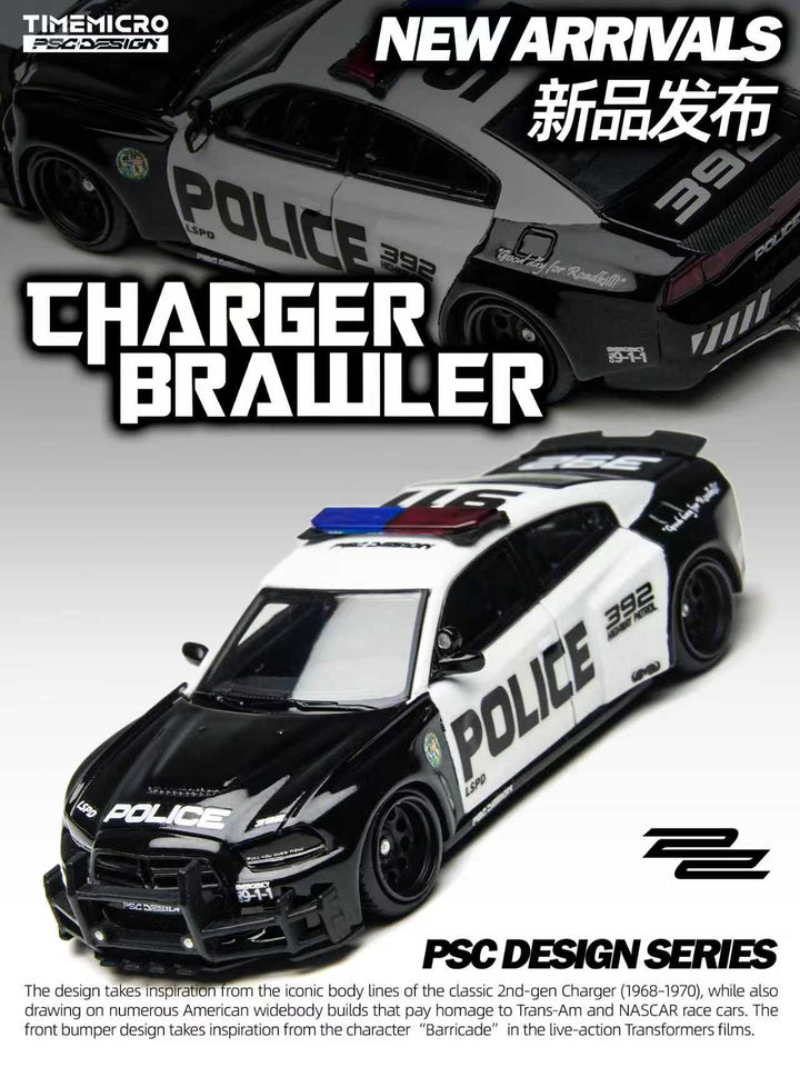 [Preorder] TimeMicro X PSC DESIGN 1:64 ”Charger "Brawler" LSPD TM648201