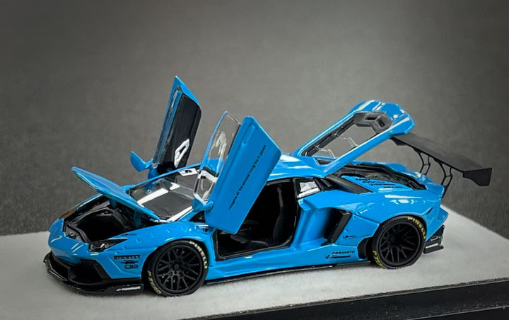 [Preorder] PGM 1:64 LBWK Lamborghini Aventador LP700-4 Blue PGM-640413 (2 Versions)
