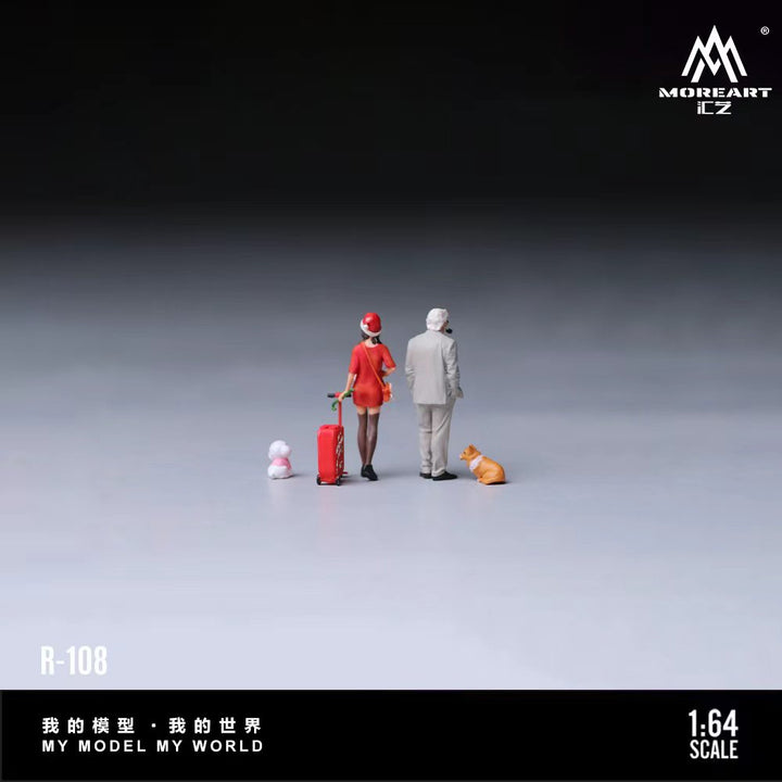 [Preorder] MoreArt 1:64 Crazy Thursday Pet &amp; Human Figure Set MO223108