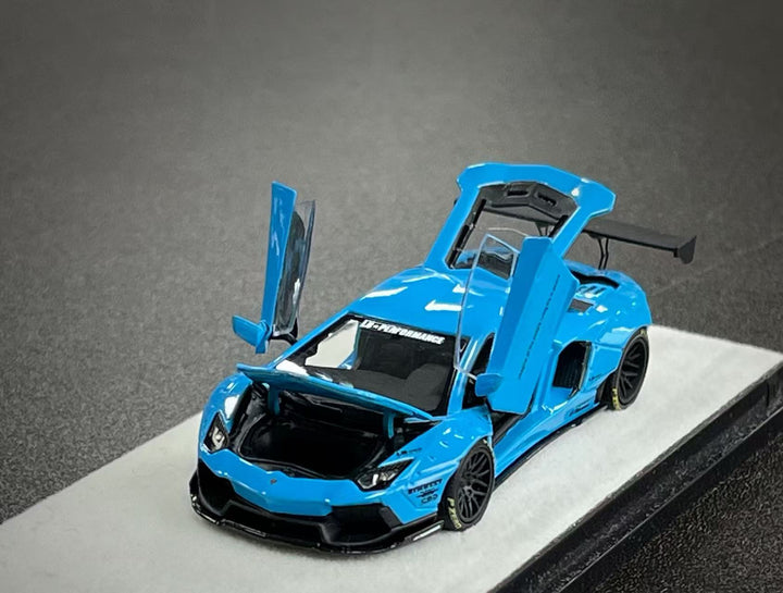 [Preorder] PGM 1:64 LBWK Lamborghini Aventador LP700-4 Blue PGM-640413 (2 Versions)