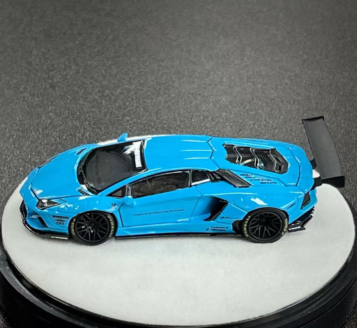 [Preorder] PGM 1:64 LBWK Lamborghini Aventador LP700-4 Blue PGM-640413 (2 Versions)