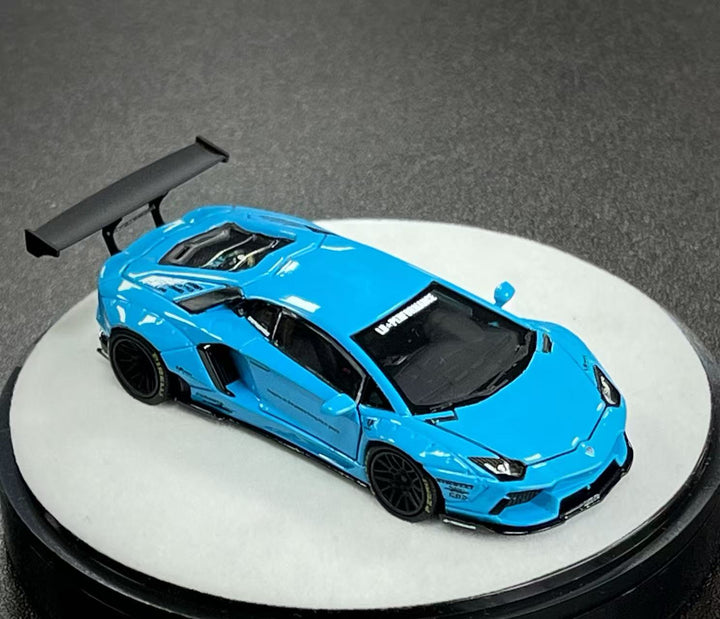 [Preorder] PGM 1:64 LBWK Lamborghini Aventador LP700-4 Blue PGM-640413 (2 Versions)