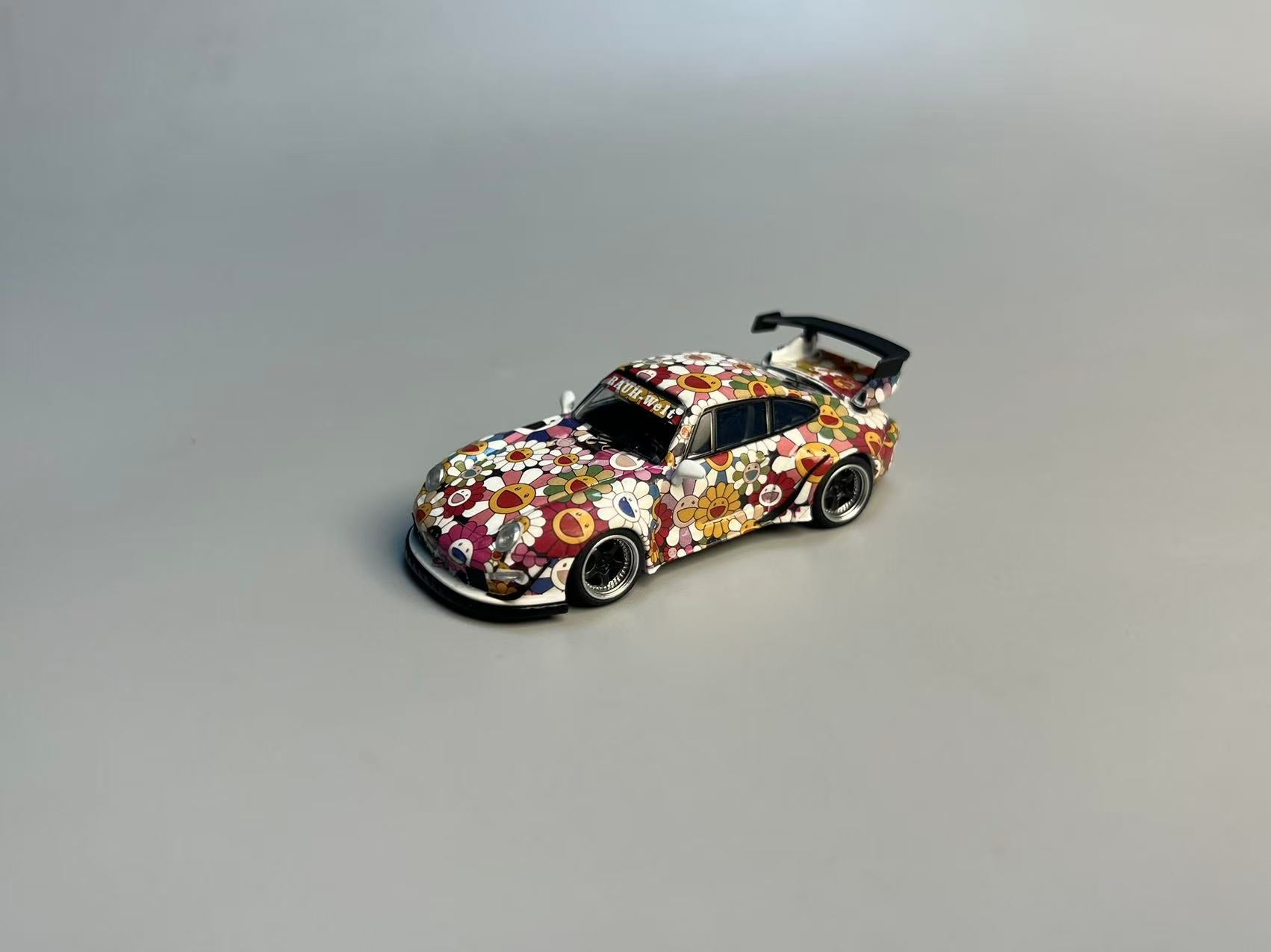 Flame 1:64 Porsche RWB 993 964 Luminous sunflower (2 Versions