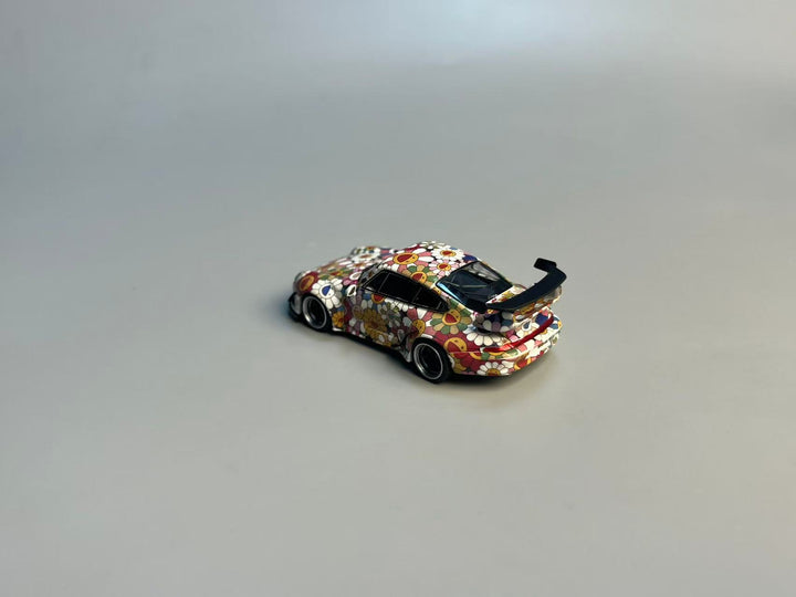 [Preorder] Flame 1:64 Porsche RWB 993 964 Luminous sunflower (2 Versions)