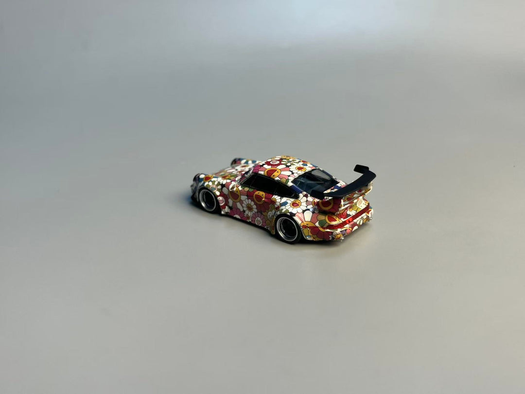[Preorder] Flame 1:64 Porsche RWB 993 964 Luminous sunflower (2 Versions)