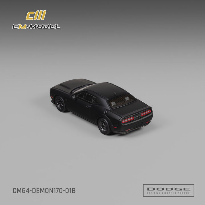 [Preorder] CM Model 1:64 Dodge Demon 170 Matte Black CM64-Demon170-01B