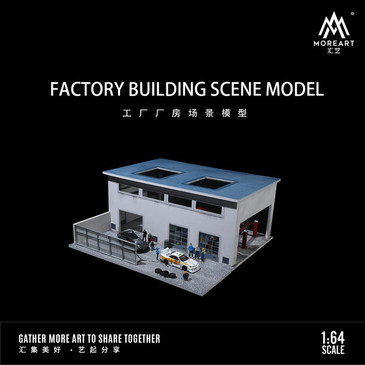 [Preorder] MoreArt 1:64 Factory Building Scene Model MO936403