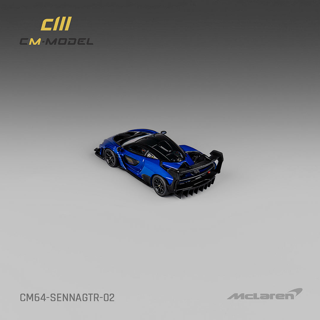 [Preorder] CM Model 1:64 McLaren Senna GTR Metallic Blue