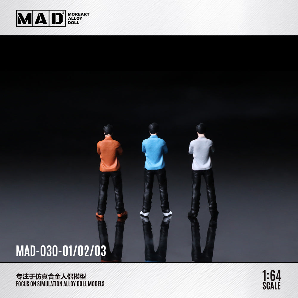 [Preorder] ALLOY MOREART DOLL 1:64 Cross Arm Men Doll (3 Colours) MAD030-1/MAD030-2/MAD030-3