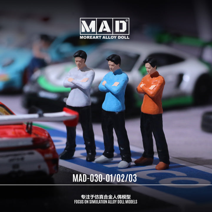 [Preorder] ALLOY MOREART DOLL 1:64 Cross Arm Men Doll (3 Colours) MAD030-1/MAD030-2/MAD030-3