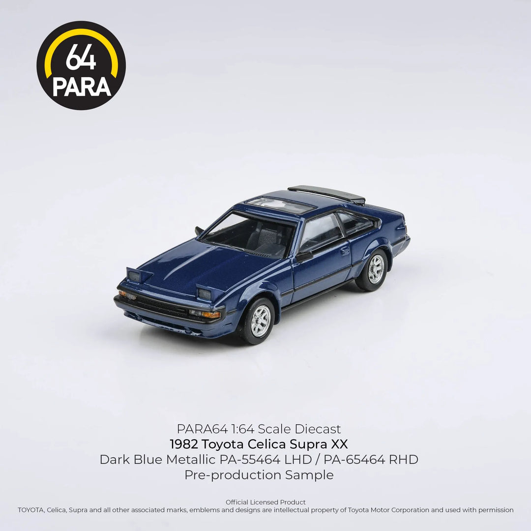 Para64 1:64 1984 Toyota Celica Supra -Dark Blue Metallic