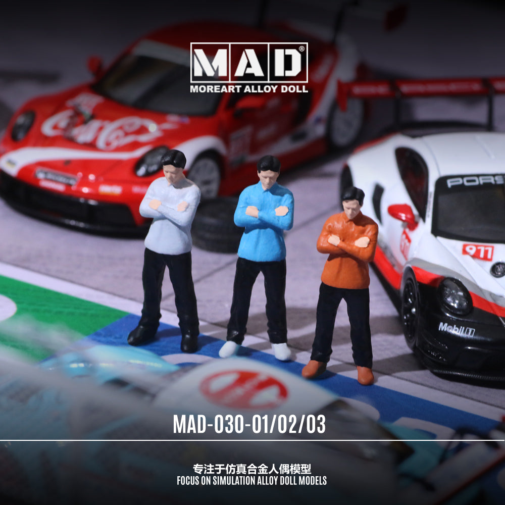 [Preorder] ALLOY MOREART DOLL 1:64 Cross Arm Men Doll (3 Colours) MAD030-1/MAD030-2/MAD030-3