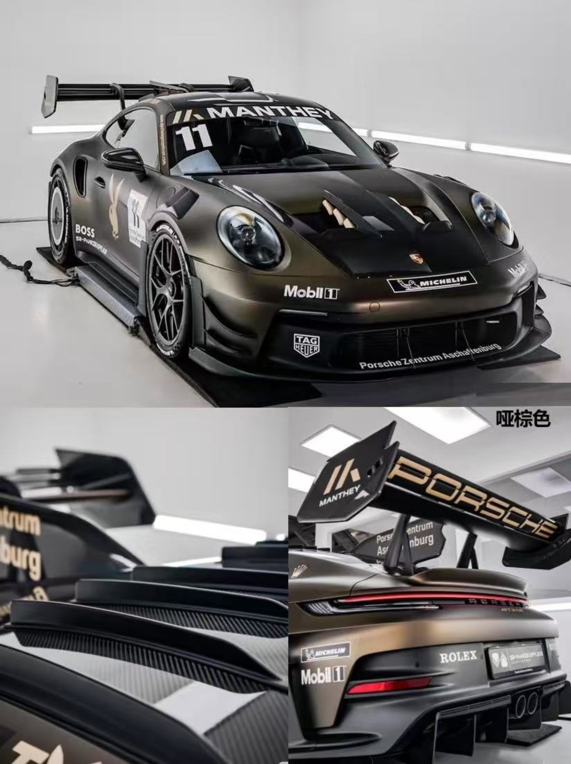 ミニカー MantheyRacing Porsche 911 GT3 RSR 2008 Spark 1/43 Scale Manthey Racing Porsche 911 GT3 RSR 2009