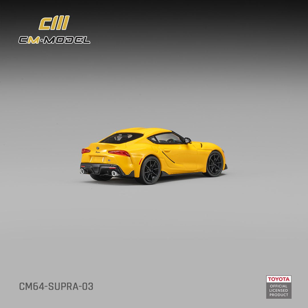 [Preorder] CM Model 1:64 Toyota GR Supra Nitro Yellow CM64-Supra-03