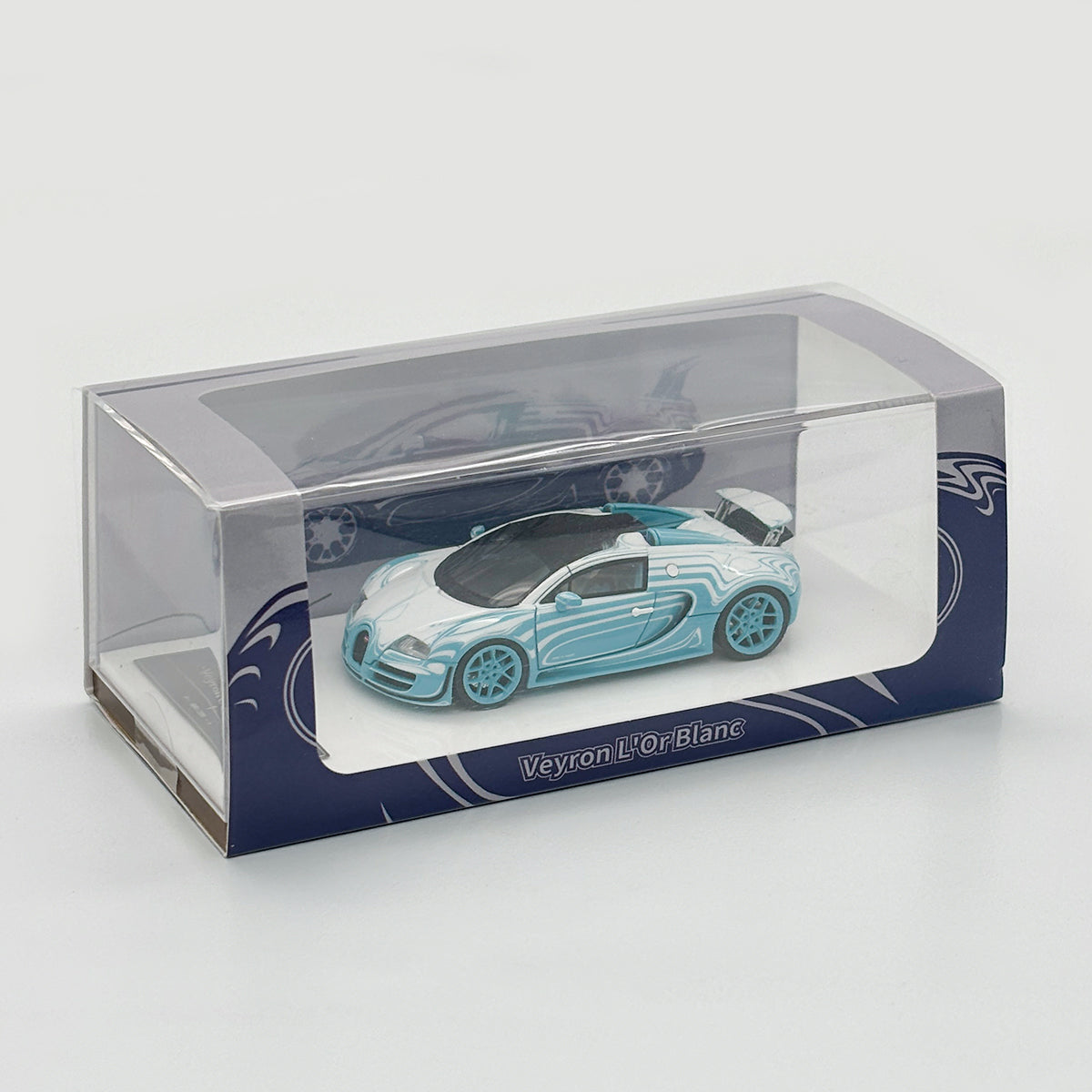 LJM Model 1:64 Bugatti Ceramic Dragon Sky Blue – Horizon Diecast