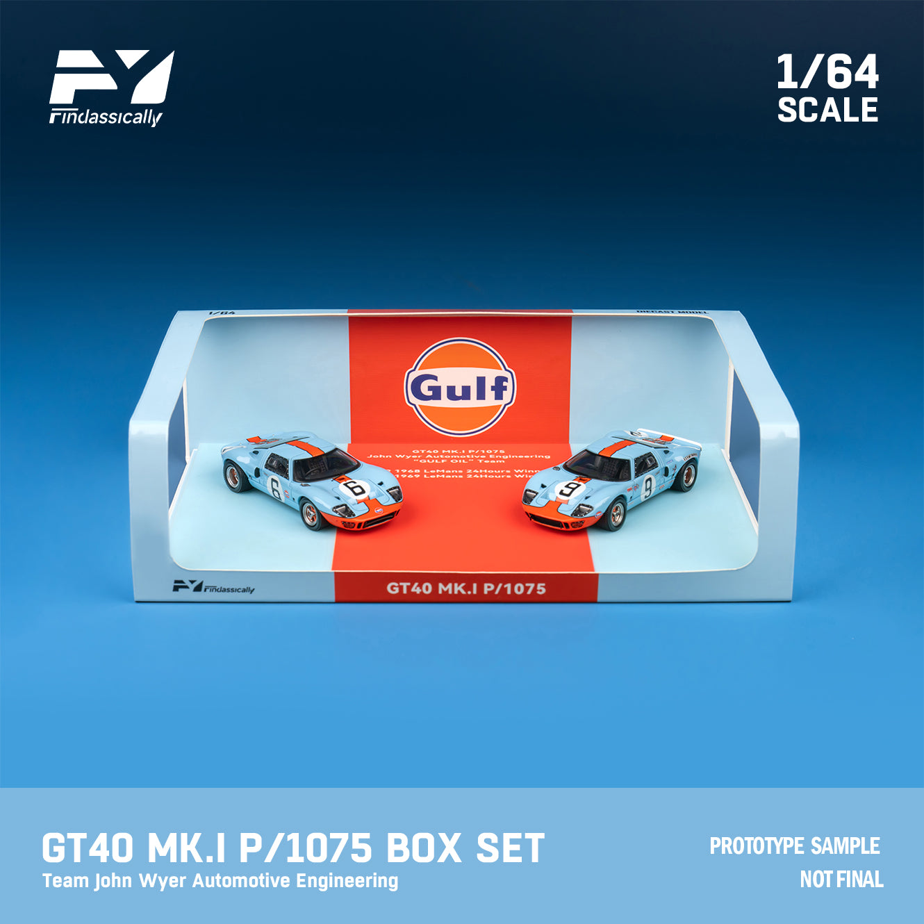 Finclassically 1:64 Ford GT40 MK.I 1986 LeMans 24hr Champion