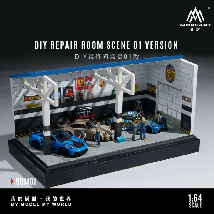 [Preorder] MoreArt 1:64 DIY REPAIR ROOM SCENE O1 VERSION MO901401