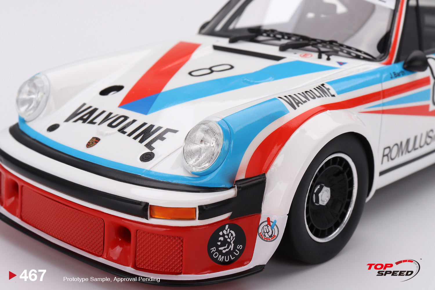 Topspeed 1:18 Porsche 934/5 #8 Max Moritz Team 1977 Nürburgring