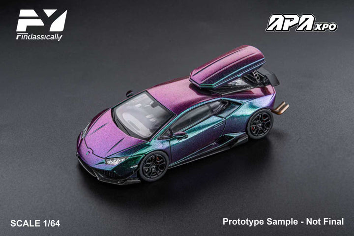 [Preorder] Finclassically 1:64 Lamborghini Huracan LP610 Cartelfunds Twin-Turbo - Chameleon Foshan Limited Edition