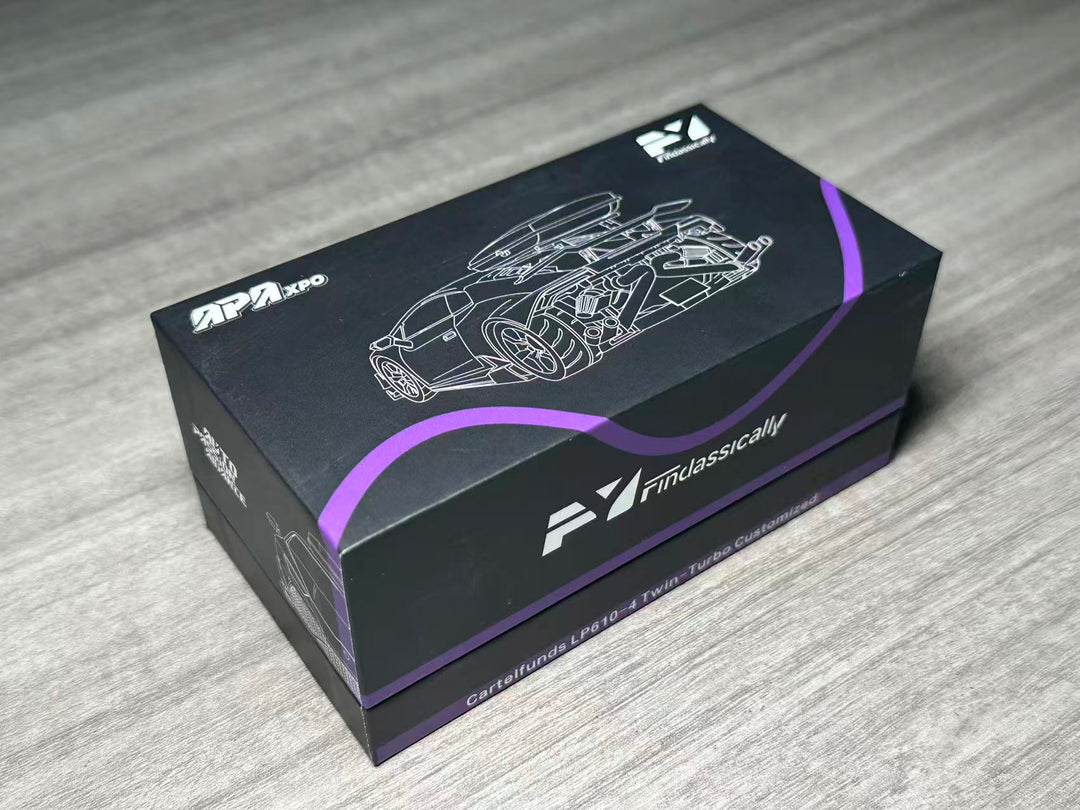 [Preorder] Finclassically 1:64 Lamborghini Huracan LP610 Cartelfunds Twin-Turbo - Chameleon Foshan Limited Edition