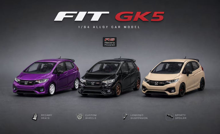 [Preorder] Micro Garage 1:64 Third Generation FIT GK5 RS (3 Colours)