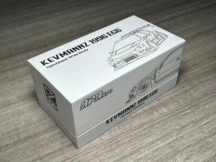 [Preorder] DCM 1:64 Honda Kevmannz 1996 EG6 Hatchback Wide Body - Foshan Limited Edition (2 Versions)