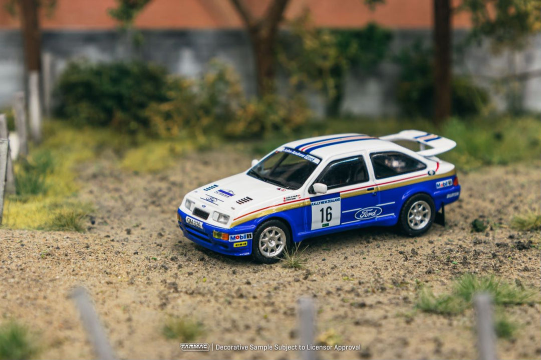 [Preorder] Tarmac Works 1:64 Ford Sierra RS Cosworth Rally of New Zealand 1989 T64-058-89NZR16