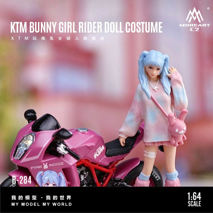 [Preorder] MoreArt 1:64 KTM BUNNY GIRL RIDER DOLL COSTUME MO222284