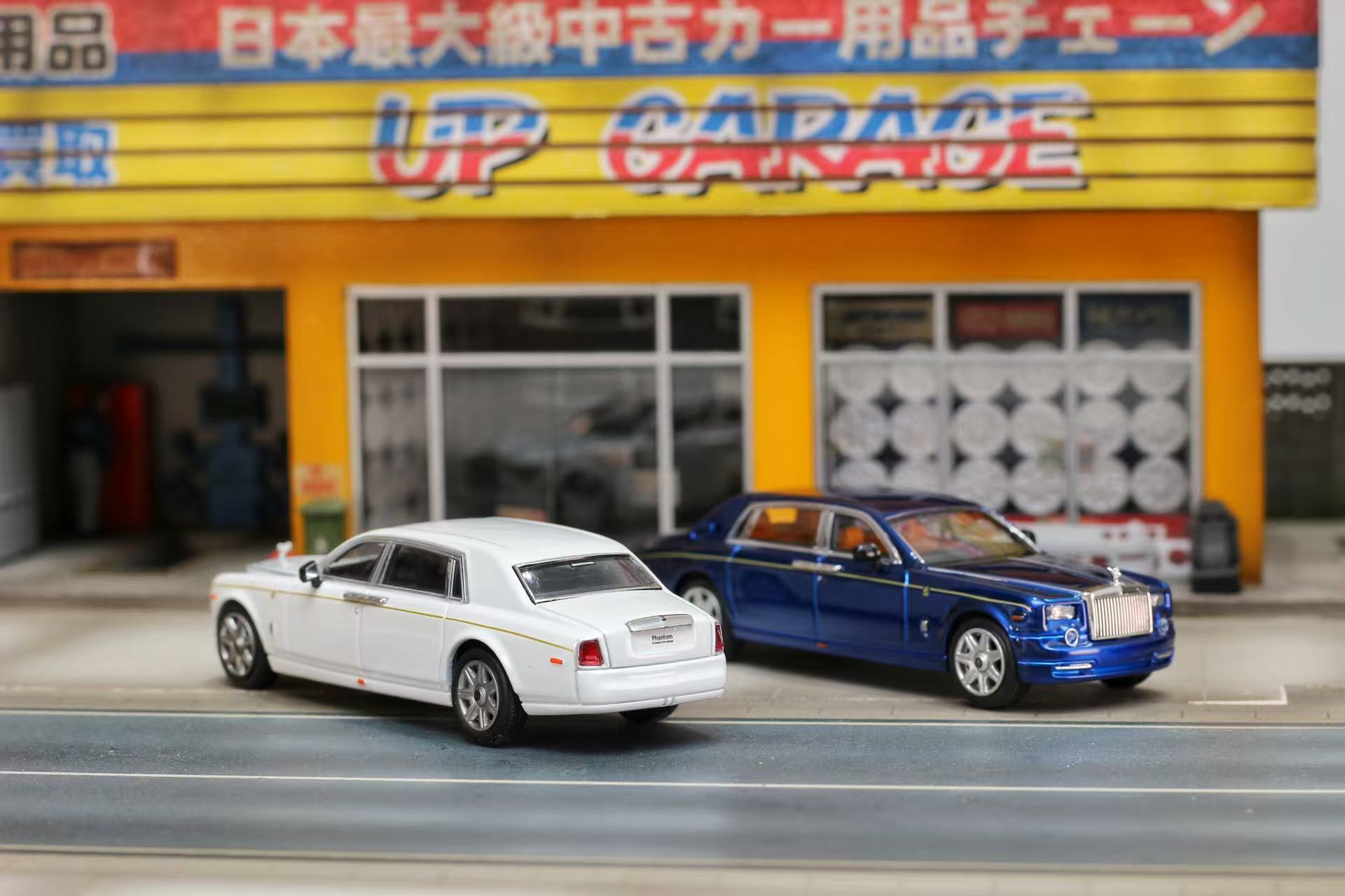 ミニカー 1/64 Rolls Royce Phantom 1/64 1/64 Rolls-Royce Phantom Coupe (White) Diecast Car Model