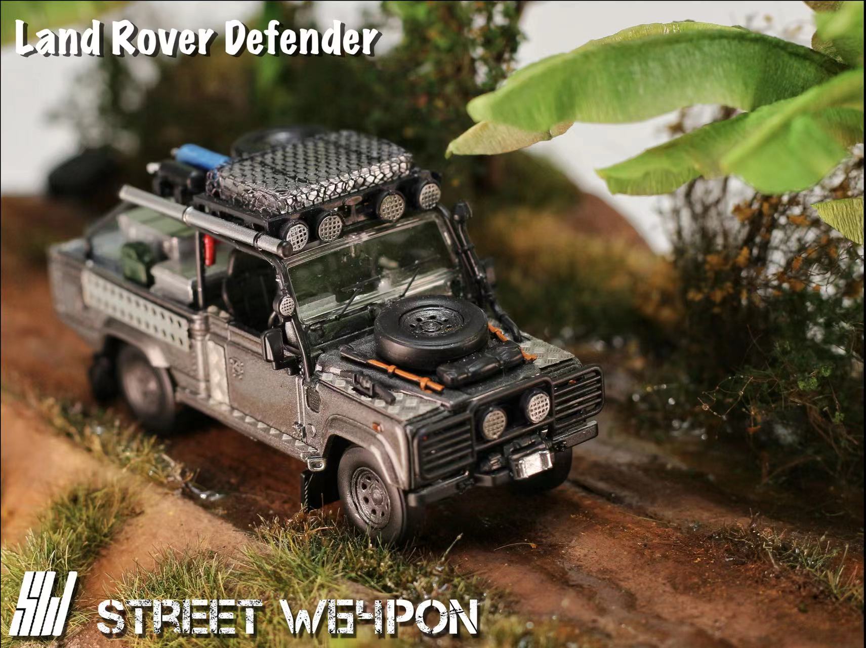 Preorder Street Weapon 1 64 Land Rover Defender Tomb Raider Livery Horizon Diecast