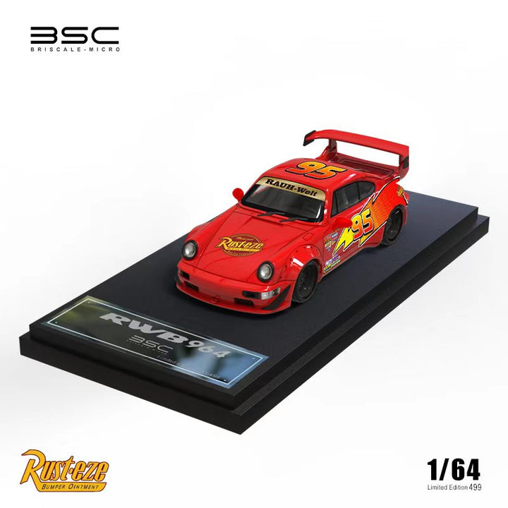 [Preorder] BSC 1:64 Porsche RWB964 -  Rust-eze (2 Versions)