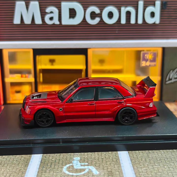 [Preorder] Rhino Model 1:64 Mercedes Benz W201 190E Modified (2 Colours)