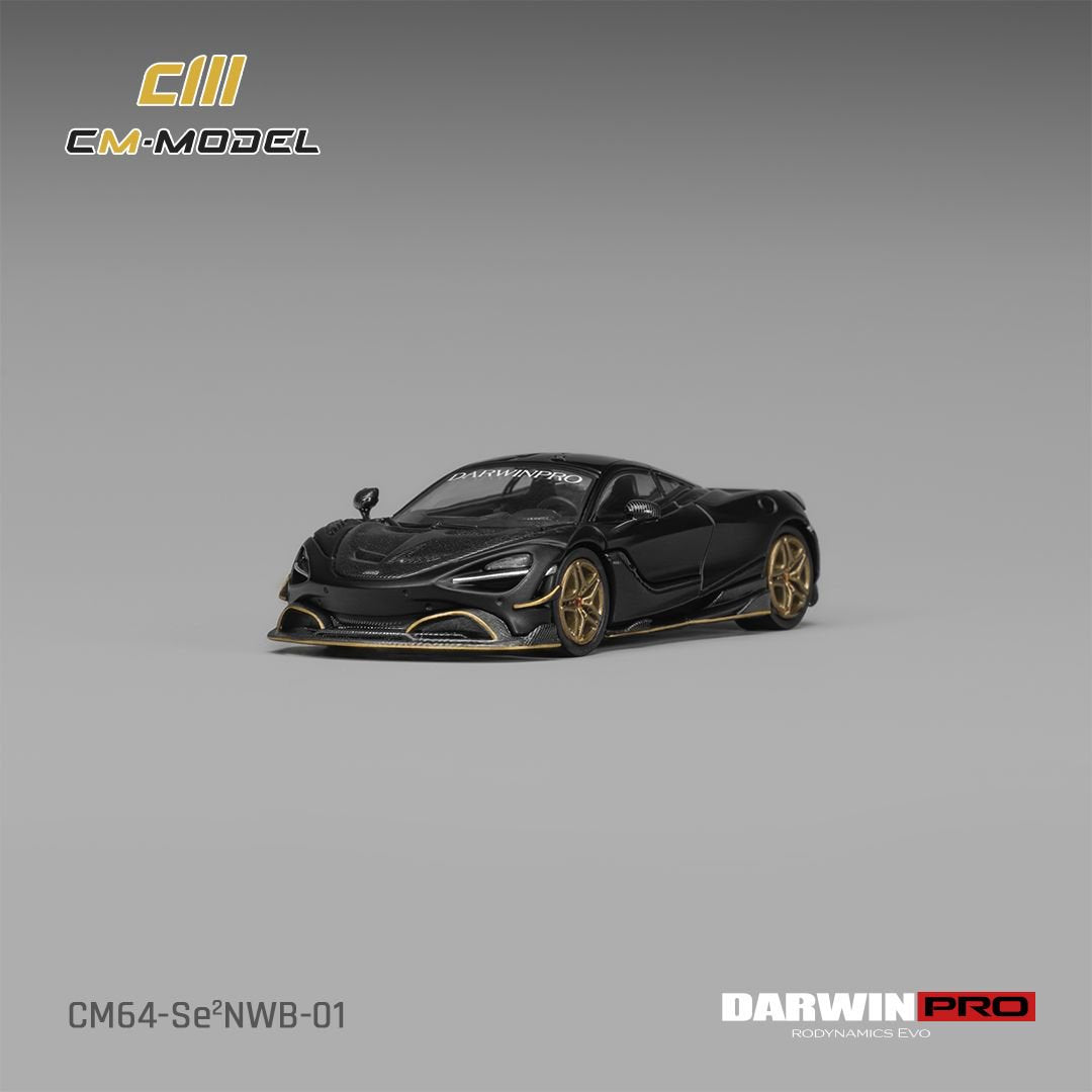 [Preorder] CM Model 1:64 DarwinPRO 720SE²NWB Matt Black CM64-Se²NWB-01