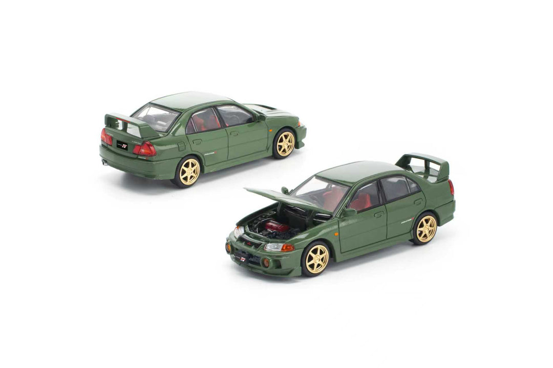 [Preorder] POPRACE 1:64 MITSUBISHI LANCER EVOLUTION IV GREEN PRE022