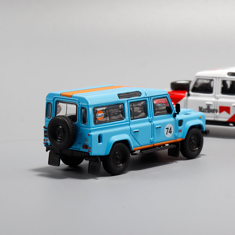Master Model 1:64 Land Rover Defender 110 - Gulf Version – Horizon Diecast